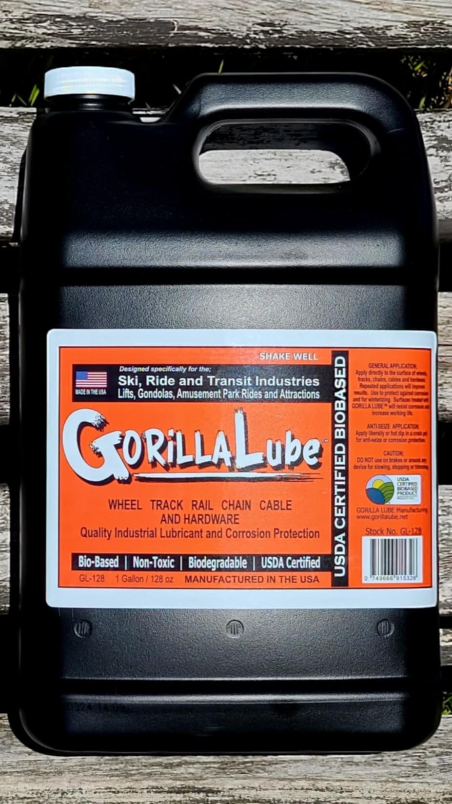 GORiLLA LUBE LIQUID 1 GALLON JUG