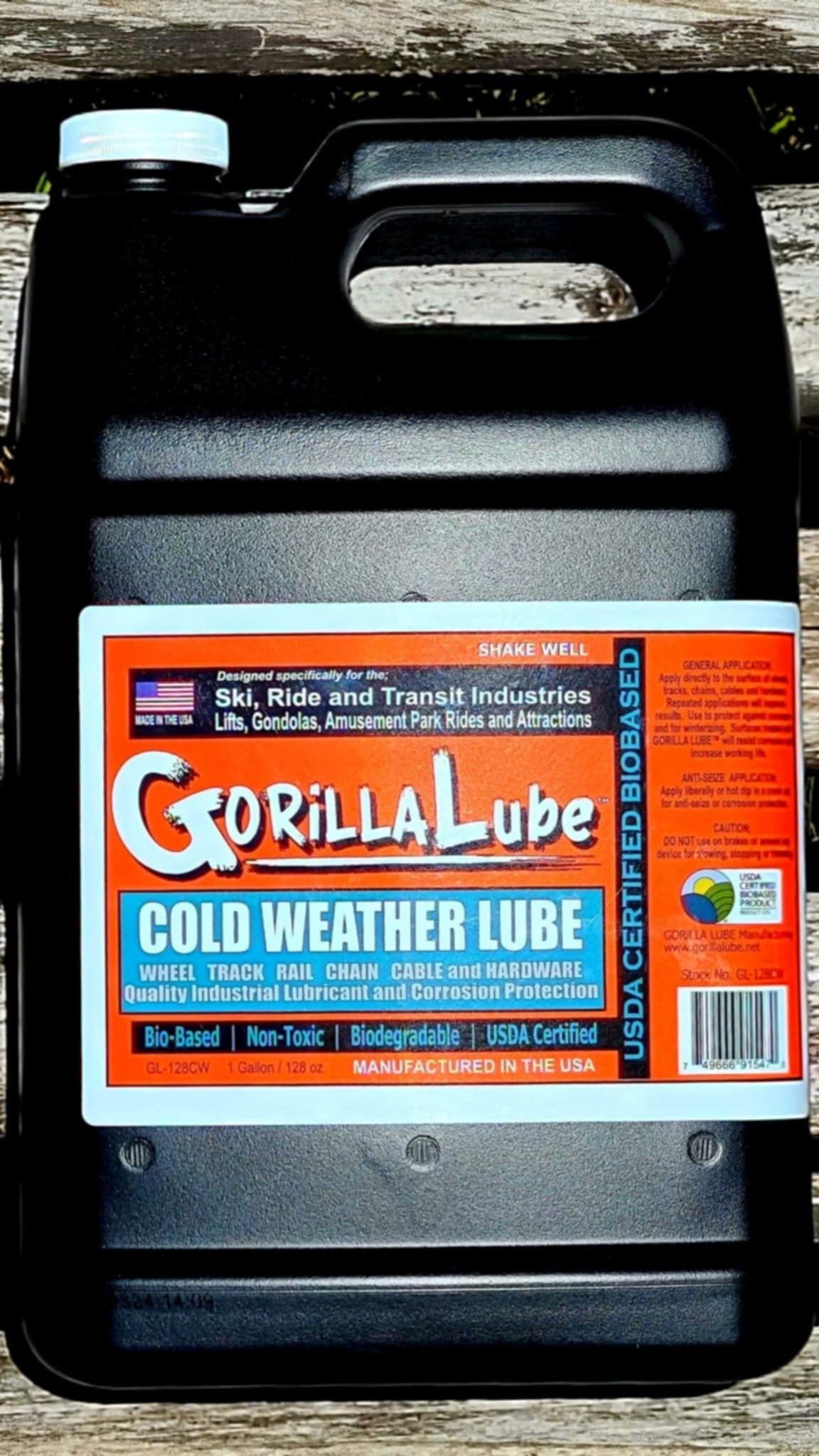 GORiLLA LUBE LIQUID 1 Gallon Extreme Cold Weather Lube